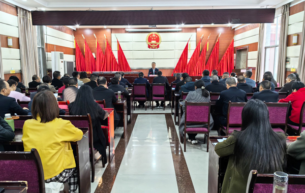 王志伟为大河坎镇党员干部讲授专题党课